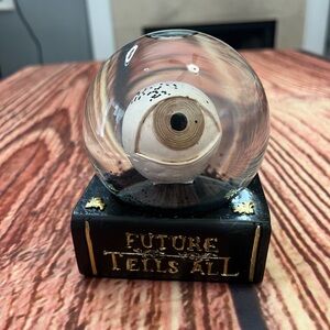 Evil eye spell book tabletop Halloween decoration resin figure